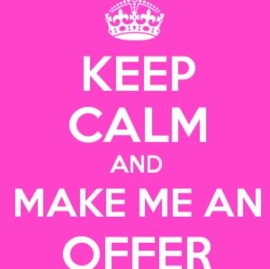 Love the item but not the price? Make an offer!